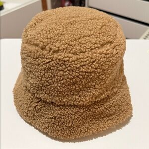 H&M Fuzzy Brown woman’s  Bucket Hat